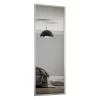 Ellipse Sliding Wardrobe Door 1 Panel Mirror With Aluminium Frame (W)914mm