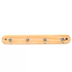 None Pine Key Tidy - Polished Chrome - 4 Hooks