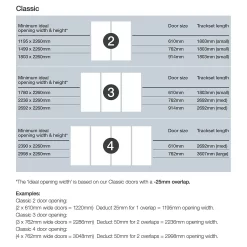Classic Sliding Wardrobe Door Arctic White Glass With Silver Frame (W)914mm -Furniture Sale Store 12811754 8844993323136590