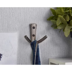 Modern Twin Hook - Black Nickel -Furniture Sale Store 12817379 2504995165173088