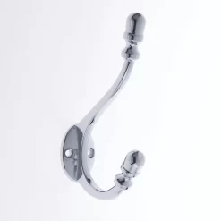 Antique Deco Hook - Chrome