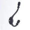 Antique Deco Hook - Matt Black