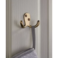 Basic Double Robe Hook - Antique Brass -Furniture Sale Store 12817521 6124995165385248