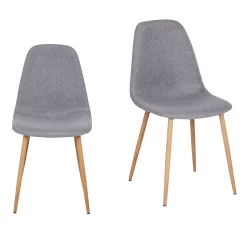 Ludlow Upholstered Dining Chair - Set Of 2 - Grey