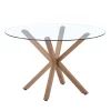 Ludlow Round Glass Dining Table