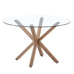 Ludlow Round Glass Dining Table