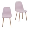 Ludlow Upholstered Dining Chair - Set Of 2 - Dusky Pink