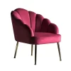 Sophia Scallop Occasional Chair - Cerise