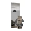 Duo Sliding Wardrobe Door Bronze Mirror / Silver Mirror With Aluminium Frame (W)610mm