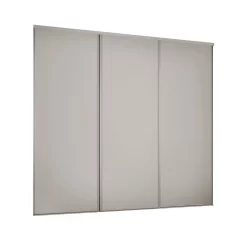 Classic 3 Door Sliding Wardrobe Kit Cashmere Panel (W)2216 X (H)2260mm