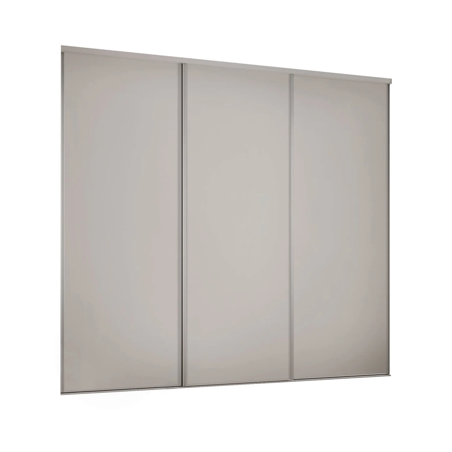 Classic 3 Door Sliding Wardrobe Kit Cashmere Panel (W)1760 X (H)2260mm 1 Classic 3 Door Sliding Wardrobe Kit Cashmere Panel (W)1760 X (H)2260mm
