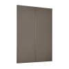 Classic 2 Door Sliding Wardrobe Kit Stone Grey Panel (W)1489 X (H)2260mm