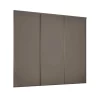 Classic 3 Door Sliding Wardrobe Kit Stone Grey Panel (W)2672 X (H)2260mm