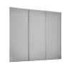 Classic 3 Door Sliding Wardrobe Kit Dove Grey Panel (W)2216 X (H)2260mm