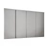 Classic 4 Door Sliding Wardrobe Kit Dove Grey Panel (W)2370 X (H)2260mm