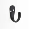 Basic Single Robe Hook - Matt Black