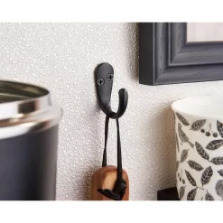 Basic Single Robe Hook - Matt Black -Furniture Sale Store 12838579 7924995165466806