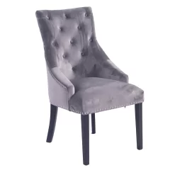 Annabelle Velvet Dining Chairs - Set Of 2 - Grey -Furniture Sale Store 12838750 1104904215103973