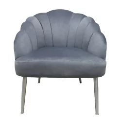 Sophia Scallop Occasional Chair - Grey 9 Sophia Scallop Occasional Chair - Grey -Furniture Sale Store 12838886 1264843597067370