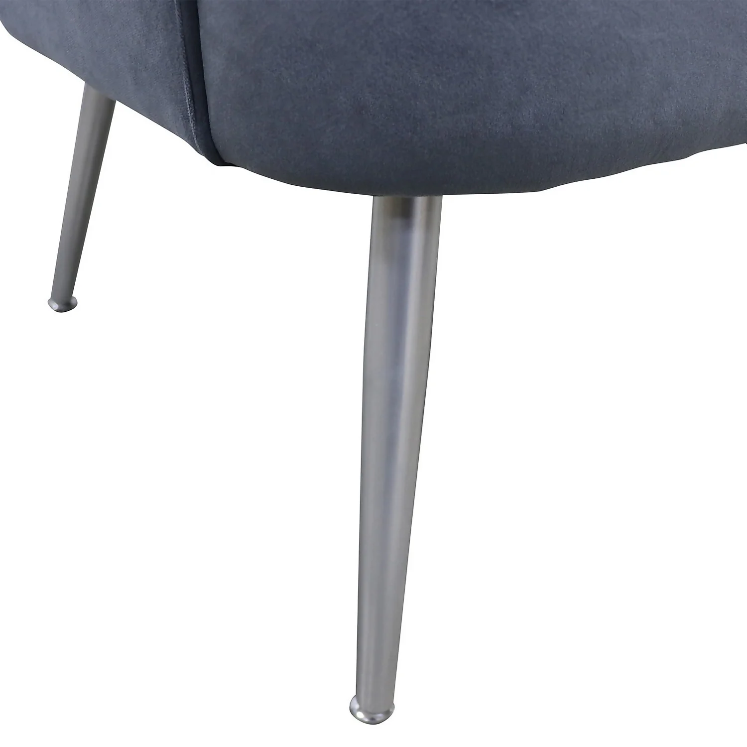 Sophia Scallop Occasional Chair - Grey 6 Sophia Scallop Occasional Chair - Grey - Image 6