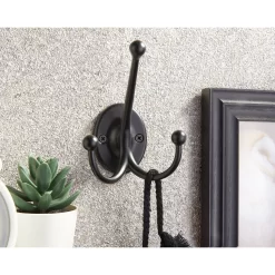 Oval Tri Hook - Matt Black -Furniture Sale Store 12839034 1854995165970671