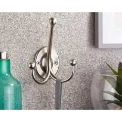 Oval Tri Hook - Satin Nickel -Furniture Sale Store 12839035 5914995165971451