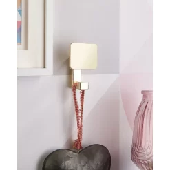 Square Back Hook - Brushed Brass -Furniture Sale Store 12839152 1444995166088883