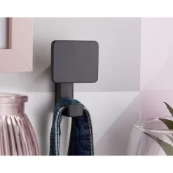 Square Back Hook - Matt Black -Furniture Sale Store 12839165 1504995166115031