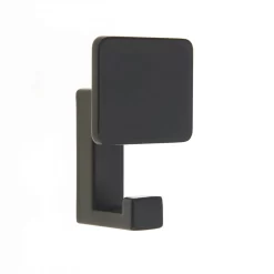 Square Back Hook - Matt Black