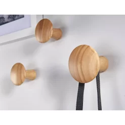 Wood Dots Hook Set - Oak Effect 5 Wood Dots Hook Set - Oak Effect -Furniture Sale Store 12839179 3064833202168188