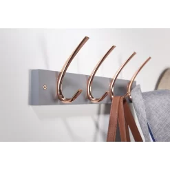 4 Large Rib Copper Hook On Slate Grey Bloc Board -Furniture Sale Store 12839288 1494845858220149