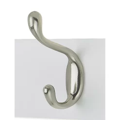 4 Coat Satin Nickel Hooks On White Shelf Combo 7 4 Coat Satin Nickel Hooks On White Shelf Combo -Furniture Sale Store 12839422 1564847724997422