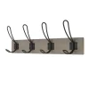 4 Black Wire Hook On Light Grey Ash Board