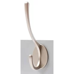 2 Victorian Satin Nickel Hooks On Dove Bloc Board -Furniture Sale Store 12839443 3674964414541573