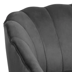 Sophia Scallop Occasional Sofa - Grey -Furniture Sale Store 12840470 1444862235700260