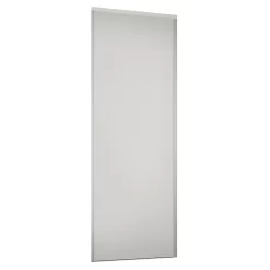 Classic Sliding Wardrobe Door White Panel With White Frame (W)914mm