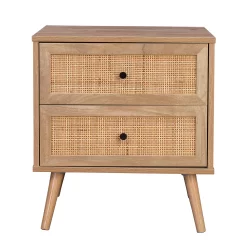 Kubu Rattan 2 Drawer Bedside Table -Furniture Sale Store 12844064 7034870210070073