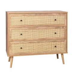 Kubu Rattan 3 Drawer Chest
