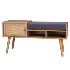 Kubu Rattan Hallway Bench