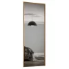 Classic Sliding Wardrobe Door Mirror With Oak Frame (W)610mm