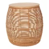 Rey Rattan Storage Side Table