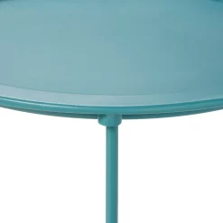 Folding Side Table Dark Teal -Furniture Sale Store 12879006 1594888469603364