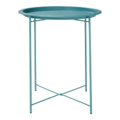 Folding Side Table Dark Teal -Furniture Sale Store 12879006 5954888469548812