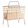 None Wicker Magazine Rack
