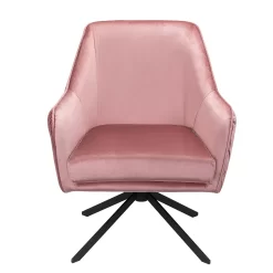 Pia Pleat Swivel Chair - Rose -Furniture Sale Store 12882869 9754887373328589