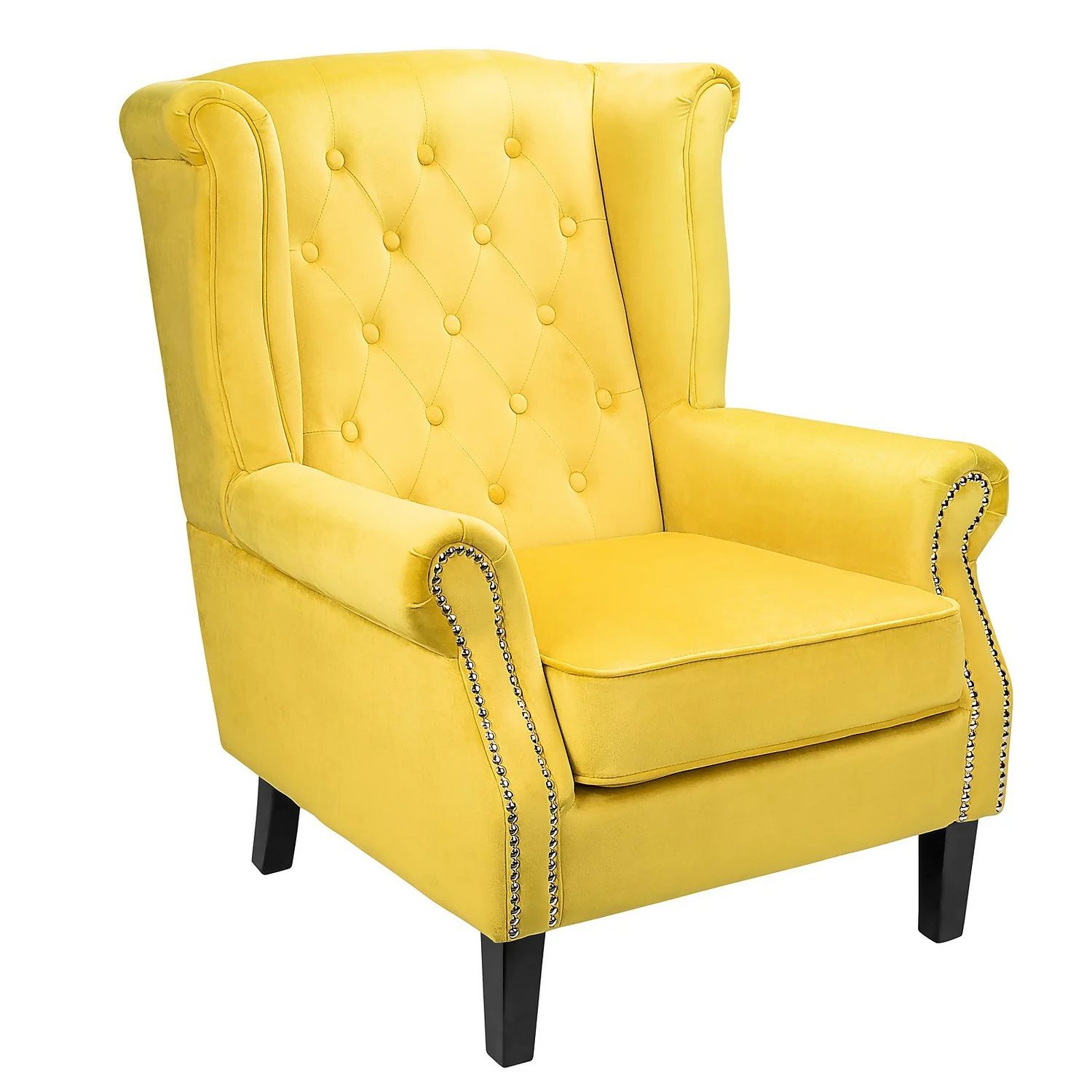 Chester Armchair - Mustard 1 Chester Armchair - Mustard