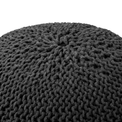 Charles Chunky Knit Pouffe - Grey 7 Charles Chunky Knit Pouffe - Grey -Furniture Sale Store 12882881 2054898261799066