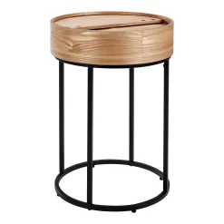House Beautiful Halo Wood Side Table