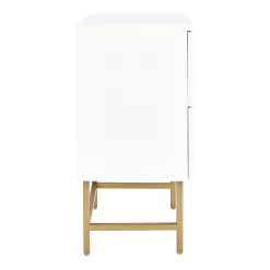 House Beautiful Taylor 2 Drawer Bedside Table - White -Furniture Sale Store 12886096 1374862228119065