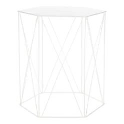 Hex Side Table Set Of 2 White -Furniture Sale Store 12888151 2074947208480038